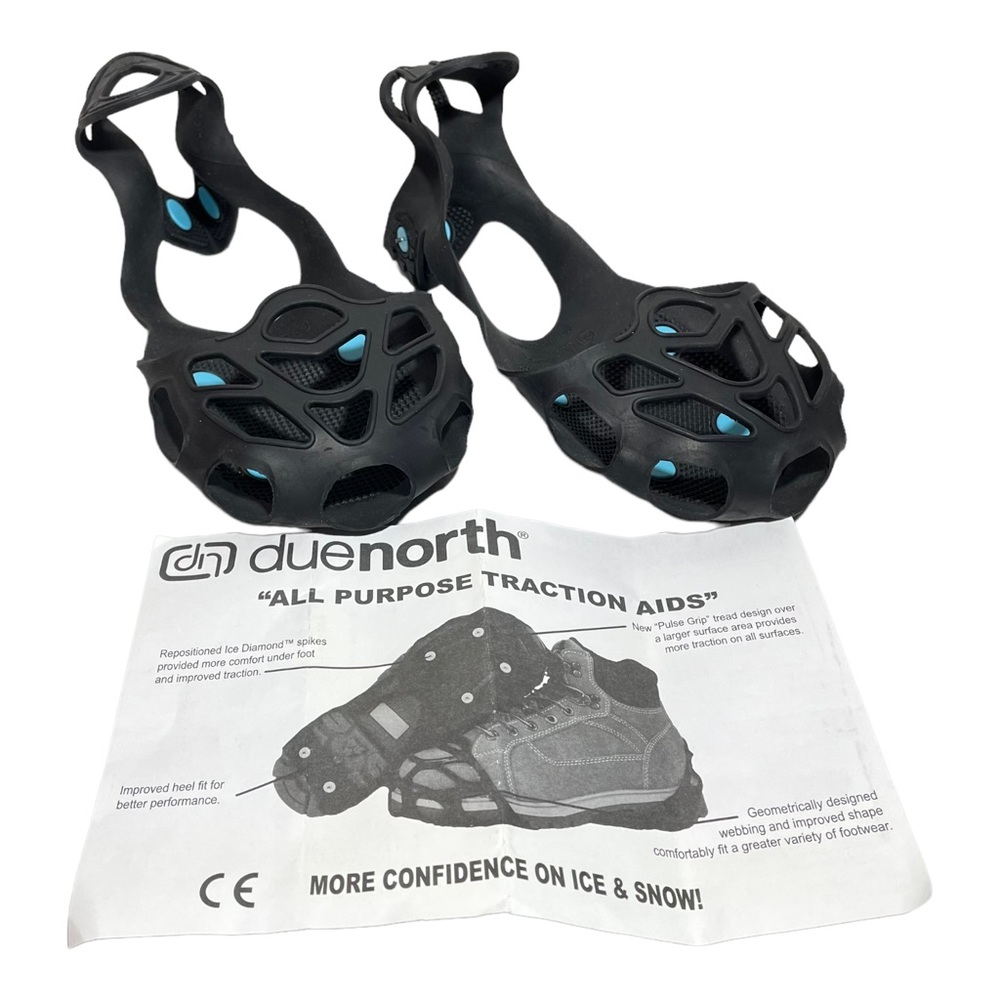duenorth All Purpose Ice & Snow Traction Aids Medium (Mens 7.5-10 Womens 8.5-11)